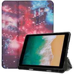 imoshion Cover Trifold Design Apple iPad 6 (2018) 9.7 pollici / iPad 5 (2017) 9.7 pollici / Air 2 (2014)/Air 1 (2013) - Space