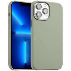 Accezz Cover in silicone liquido con MagSafe Apple iPhone 13 Pro Max - Cooper Green