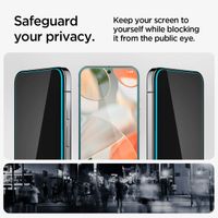 Spigen Vetro temperato privacy GLAStR EZ Fit + Applicatore - confezione da 2 Google Pixel 9 / 9 Pro / 10 / 10 Pro