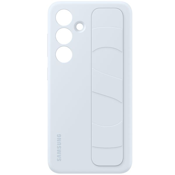 Samsung Cover Originale con Supporto a Impugnatura Samsung Galaxy S24 - Light Blue