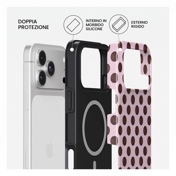 Burga Cover Posteriore Resistente con MagSafe Apple iPhone 18 Pro Max - New Crush
