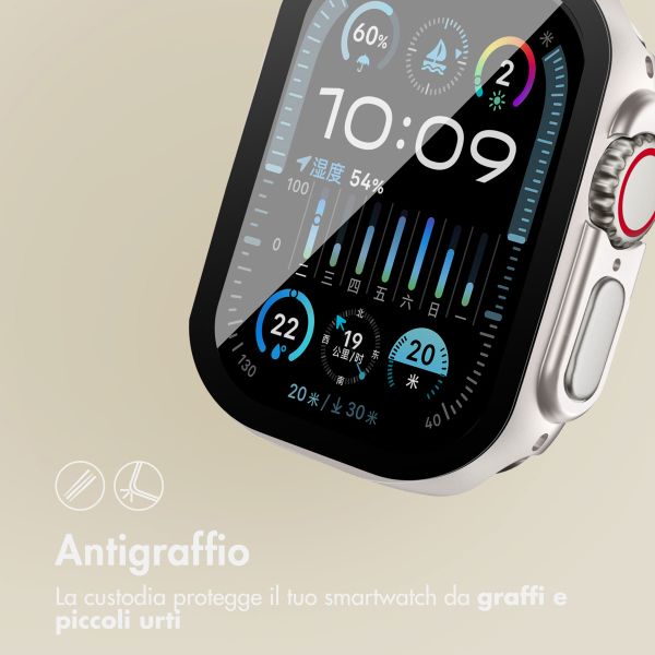 imoshion Cover rigida integrale Apple Watch Ultra / Ultra 2 / Ultra 3 - 49 mm - Luce stellare