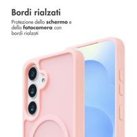 imoshion Cover posteriore Color Guard con MagSafe Samsung Galaxy S25 - Rosa chiaro