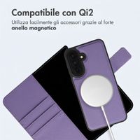 imoshion Cover a libro di lusso 2-in-1 rimovibile Samsung Galaxy A37 (5G) - Viola