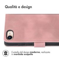 imoshion Cover a libro con Cordino Apple iPhone SE (2022 / 2020) / 8 / 7 - Rosa