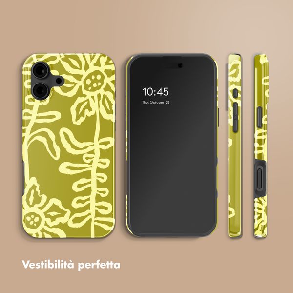 Selencia Cover posteriore Vivid con MagSafe Apple iPhone 16 - Chalky Bloom
