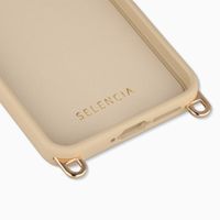 Selencia Cover posteriore Rivièra con MagSafe con ganci rimovibili Samsung Galaxy A55 (5G) / A35 - Milky Latte