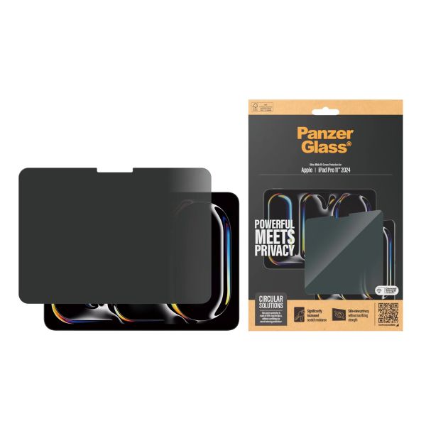 PanzerGlass Vetro temperato privacy Ultra-Wide Fit Apple iPad Pro 11 (2025) M5 / (2024) M4