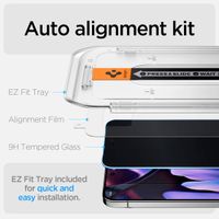 Spigen Vetro temperato privacy GLAStR EZ Fit + Applicatore - confezione da 2 Google Pixel 9 Pro XL / 10 Pro XL