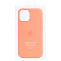 Apple Cover Posteriore in Silicone con MagSafe Apple iPhone 12 Mini - Kumquat