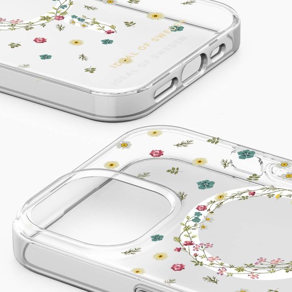 iDeal of Sweden Cover Trasparente con MagSafe Apple iPhone 17e / 16e / 15 / 14 / 13 - Petite Floral