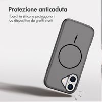 imoshion Cover posteriore Color con Thin MagSafe Ring Apple iPhone 17 - Nero