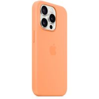 Apple Cover Posteriore in Silicone con MagSafe Apple iPhone 15 Pro - Orange Sorbet