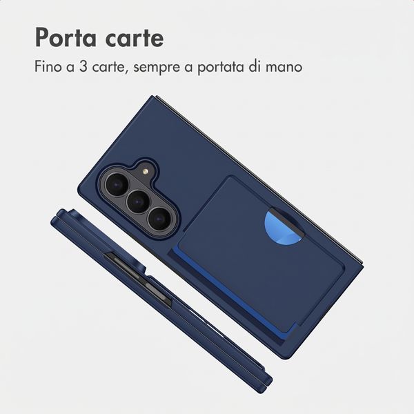 imoshion Backcover con porta carte Samsung Galaxy Z Fold 8 Ultra - Blu scuro