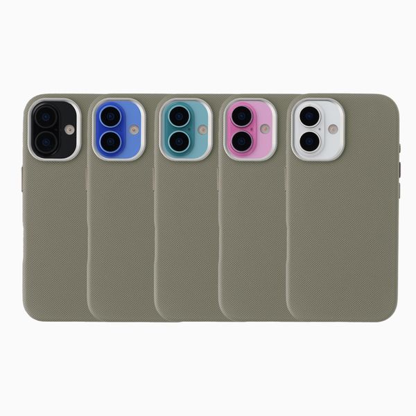Accezz Cover Mesh con MagSafe Apple iPhone 16 - Grigio scuro