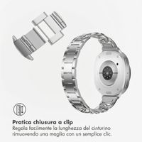 Selencia Cinturino Chain Samsung Galaxy Watch 9 (40/44mm) / Watch 8 (40/44mm) / Classic (46mm) - Argento