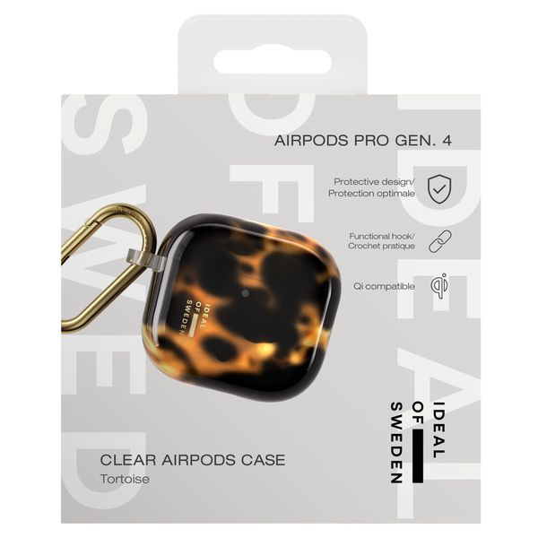 iDeal of Sweden Custodia Clear Apple AirPods 4 - Tortoise
