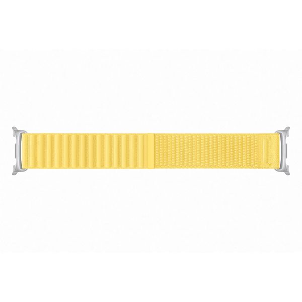 Samsung Cinturino in tessuto originale Samsung Galaxy Watch 9 (40/44mm) / Watch 8 (40/44mm) / Classic (46mm) - Taglia M/L - Giallo
