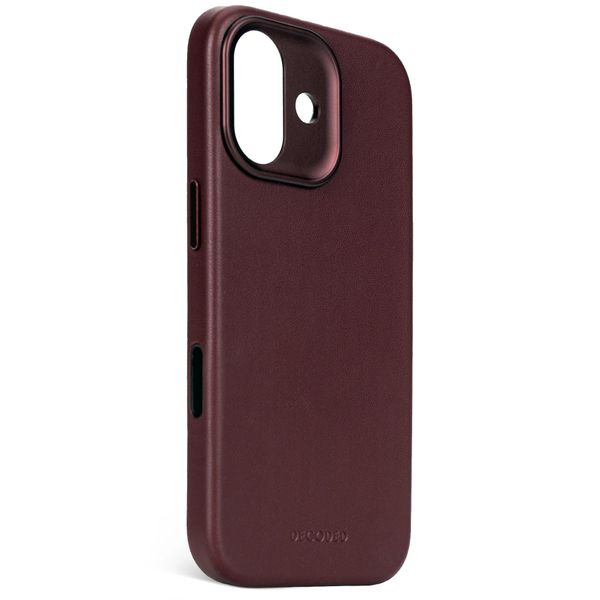 Decoded Cover Posteriore in Pelle MagSafe Apple iPhone 17 - Burgundy