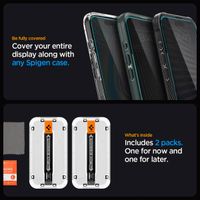 Spigen Vetro temperato privacy GLAStR EZ Fit + Applicatore - confezione da 2 Apple iPhone 15 Pro Max
