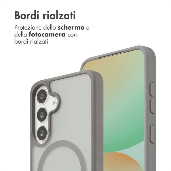 imoshion Cover posteriore Color Guard con MagSafe Samsung Galaxy S25 Plus - Grigio
