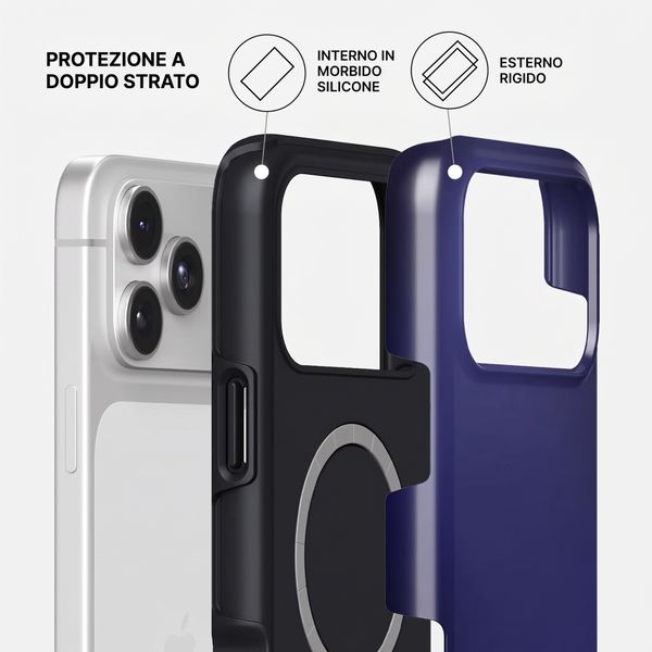 Burga Cover Posteriore Resistente con MagSafe Apple iPhone 17 Pro - Moonwalker