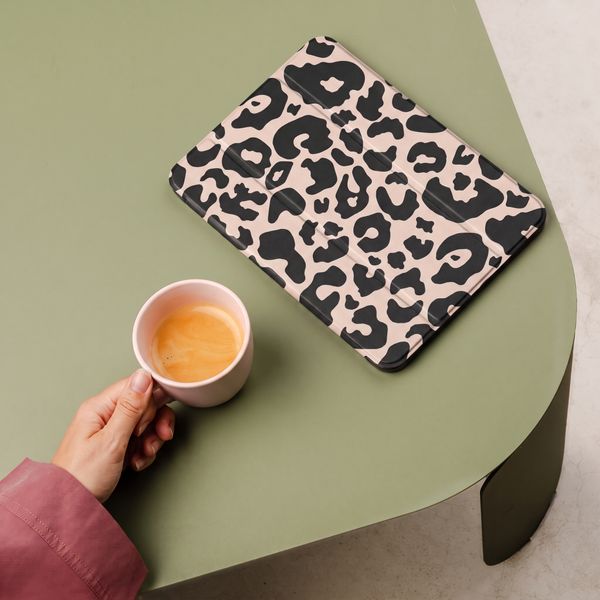imoshion Cover Trifold Design Apple iPad 6 (2018) 9.7 pollici / iPad 5 (2017) 9.7 pollici / Air 2 (2014)/Air 1 (2013) - Leopard