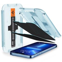 Spigen Vetro temperato privacy GLAStR EZ Fit + Applicatore - confezione da 2 Apple iPhone 13 Pro Max