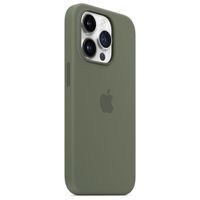Apple Cover Posteriore in Silicone con MagSafe Apple iPhone 14 Pro - Olive