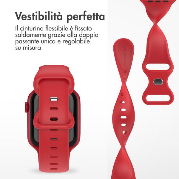 imoshion Cinturino in silicone⁺ Apple Watch | 38/40/41/42 mm - Taglia S/M - Rose