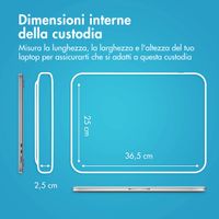 imoshion Cover per laptop 15-16 pollici - Laptopsleeve con tasca - Black