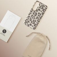 Selencia Cover Sabi Stampa pantera con MagSafe Samsung Galaxy S26 - Soft Ivory