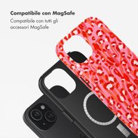 Selencia Cover posteriore Vivid con MagSafe Apple iPhone 15 - Wild Spots Lipstick