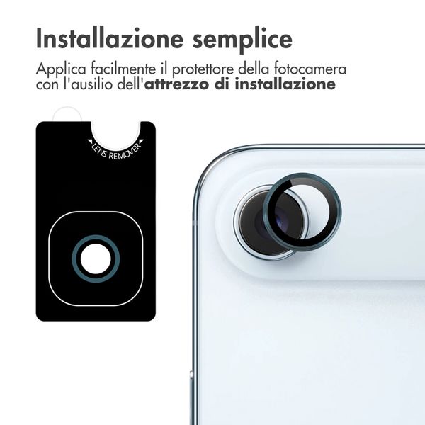 imoshion Pellicola protettiva 2 pack per la fotocamera Apple iPhone Air - Blue Grey