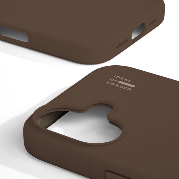 iDeal of Sweden Cover in silicone con MagSafe Apple iPhone 17 - Mocha Mousse