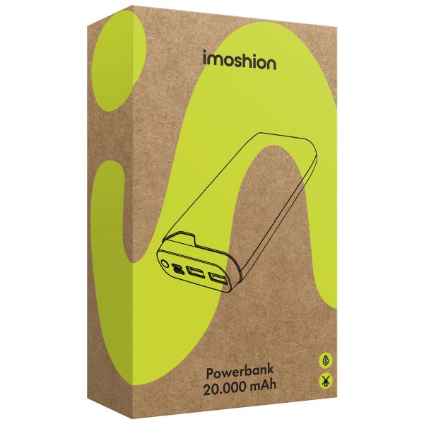 imoshion Powerbank - 20.000 mAh - Quick Charge e Power Delivery - Hot Pink