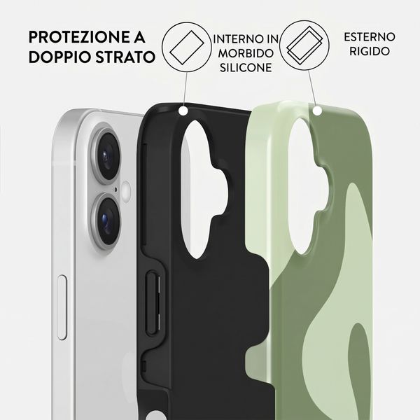 Burga Cover Posteriore Resistente con MagSafe Apple iPhone 16 - No Rush