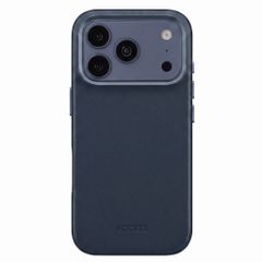 Accezz Cover in Pelle con MagSafe Apple iPhone 18 Pro / 17 Pro - Nightfall Blue