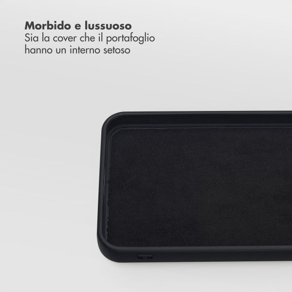 Selencia Libreria rimovibile Olyn con MagSafe Samsung Galaxy S24 FE - Nero