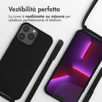 imoshion Cover in Silicone con Cordino Apple iPhone 13 Pro Max - Nero
