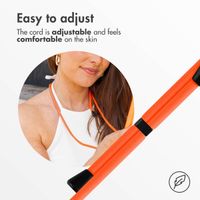 imoshion Cover in Silicone con Cordino Apple iPhone 12 (Pro) - Arancio