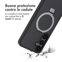 Accezz Cover con anello e supporto con MagSafe Samsung Galaxy S24 Plus - Nero