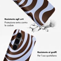 Selencia Cover Posteriore Vivid Samsung Galaxy S24 - Dream Swirl Chocolate
