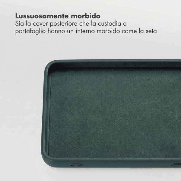 Selencia Libreria rimovibile Olyn con MagSafe Samsung Galaxy S26 Plus - Verde