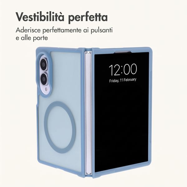 imoshion Cover posteriore Color Guard con MagSafe Samsung Galaxy Z Fold 8 - Azzurro