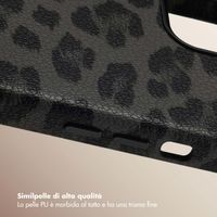 Selencia Cover Sabi Stampa pantera con MagSafe Apple iPhone 13 - Midnight Black