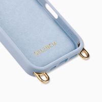 Selencia Cover posteriore Rivièra con MagSafe con ganci rimovibili Apple iPhone 16 Pro - Powder Blue