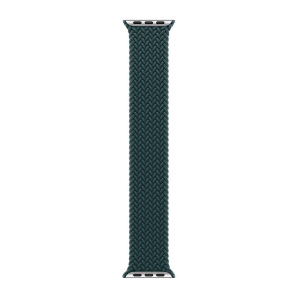 Apple Cinturino Solo intrecciato Apple Watch | 44/45/46/49 mm - Taglia 6 - Rainforest