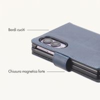imoshion Cover a libro di Lusso Samsung Galaxy Z Fold 8 - Blu scuro