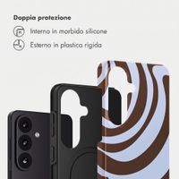 Selencia Cover Posteriore Vivid Samsung Galaxy S26 - Dream Swirl Chocolate